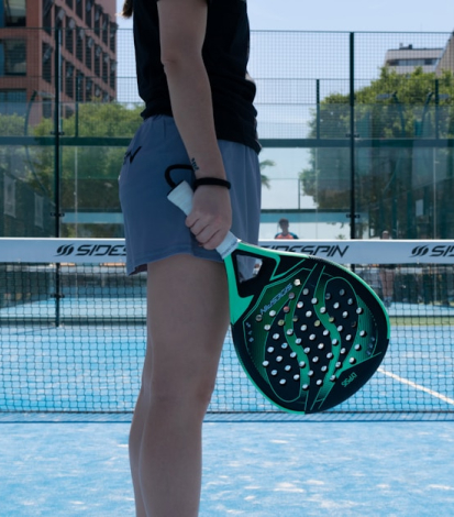 Player near net